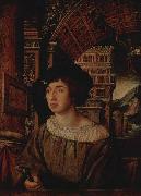 Ambrosius Holbein Portrait of a Young Man, oil painting